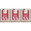 alus olive & laurel sapone di aleppo fatto a mano 55% 3x200 g