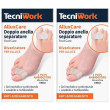 tecniwork alluxcare doppio anello separatore per alluce - ambidestro m