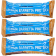 ultimate barretta proteica 33% gusto caramello 3x40 g