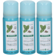 klorane shampoo secco alla menta acquatica bio 3x50 ml
