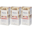 phyto color kit 10 biondo chiarissimo extra 3x1 pz set