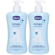 chicco natural sensation baby crema corpo 2x500 ml