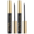 astra make-up eyeliner - liquido nero intenso semi-mat 2x1 st