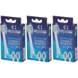 curasept testine ricambio spazzolino sonic compact sensitive 1012 3x2