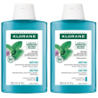 klorane shampoo alla menta acquatica bio 200ml - detox, capelli purifi