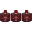l`erbolario fragranza per legni profumati rosa purpurea 3x200 ml