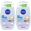 nivea baby gel doccia dolce nanna dai capelli ai piedini 200 ml, deter