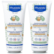 mustela shampoo balsamo nutriente e districante 2x200 ml