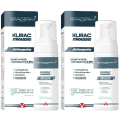 kurac mousse detergente viso 100 ml braderm 2x100 ml