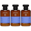 apivita shampoo cute sensibile 3x250 ml
