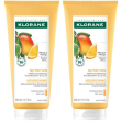 klorane balsamo al mango nutriente 200ml - capelli secchi 2x200 ml