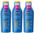 nivea sun latte solare protect & hydrate spf30 200 ml, crema solare 30