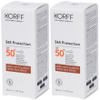 korff 365 protection siero viso colorato 2x30 ml