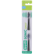 gum® sonic daily spazzolino di ricambio nero 4x1 st