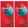 profilattico durex supersottile close fit 6 pezzi 2x6 st