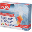 magnesio e potassio act plus 14 bustine 4x14 pz bustina