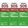 unghiasil sos verruche flacone con pennellino 3x10 ml