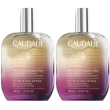 caudalie olio trattante lisciante & luminosità 2x100 ml