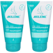 akileine crema antitraspirante piedi 2x75 ml