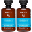 apivita hyaluronic hydra shampoo idratante 250ml con miele stb e acido