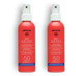 apivita spray hydra melting crema solare viso e corpo ultra-leggero sp