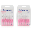 interprox nano 6 scovolini rosa, anti-placca e anti-carie per spazi in