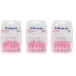 interprox nano 6 scovolini rosa, anti-placca e anti-carie per spazi in