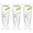noreva exfoliac® fluido solare opacizzante spf50+ 3x40 ml