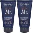 euphidra mr. detergente viso barba baffi 2x150 ml soluzione
