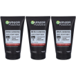 garnier charcoal gel 3in1 3x150 ml