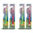forhans dinos spazzolino per bambini 2x1 pz da denti