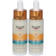 eucerin oil control tocco secco siero viso giorno spf50+ 2x30 ml