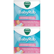 vicks babyrub cosmetico - unguento 2x50 g pomata