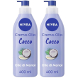 nivea crema-olio cocco & olio di monoi 400 ml, crema corpo idratante 4