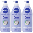 nivea crema-olio cocco & olio di monoi 400 ml, crema corpo idratante 4
