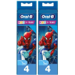 oral-b kids spiderman testine ricambio 2x4 st