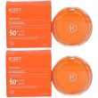 korff sun secret fondotinta compatto solare spf50+ 03 tonalità tanned