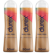 durex® realfeel pleasure gel 3x50 ml lubrificante