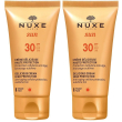 nuxe sun crema solare anti-età viso spf 30 2x50 ml solare