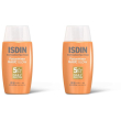 isdin fotoprotector fusion water glow spf50 protezione solare viso con
