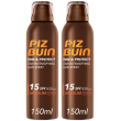 piz buin tan & protect spray abbronzante con protezione spf 15 2x150 m