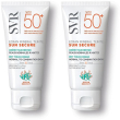 svr sun secure ecran mineral teintè pelli normali spf50+ 2x50 ml crema