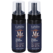 euphidra mr. schiuma detergente viso uomo 2x175 ml