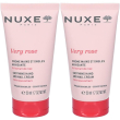 nuxe very rose crema lenitiva per mani e unghie 2x50 ml