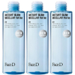faced instant glow acqua micellare 3x400 ml emulsione
