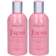 l'erbolario 3 rosa bagnoschiuma 2x250 ml