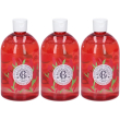 roger & gallet gel doccia gingembre rouge 3x500 ml