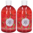 roger & gallet gel doccia gingembre rouge 2x500 ml