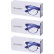 occhiali da lettura glassio fremont colore blu scuro gradazione +2,0 3