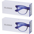 occhiali da lettura glassio fremont colore blu scuro gradazione +2,0 2